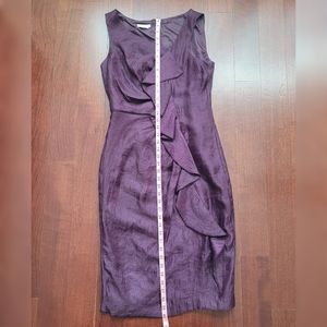 London Times Purple Cocktail Dress Size 8